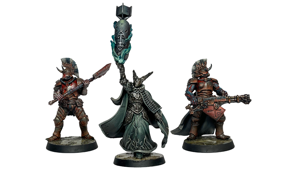 Artillery Witch and Anointed Heavy Infantry