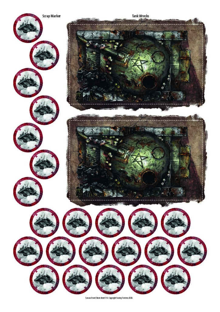 Carcass Front Tokens
